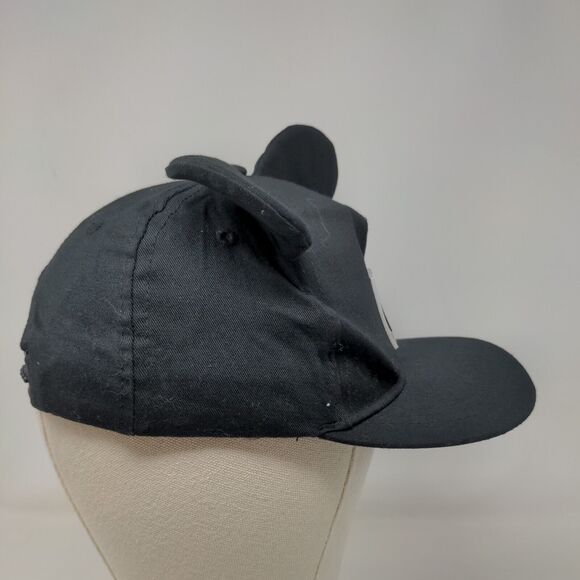 Disney Junior Mickey Boy's Snapback Hat Black OSFM Ears Distressed - Picture 4 of 9